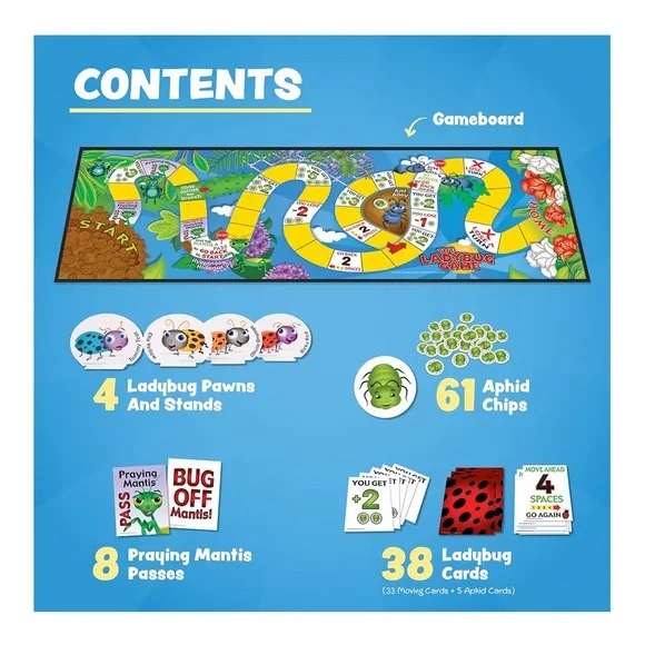 NWT-The Ladybug Game - Colorful Kids Adventure - Picture 3 of 7